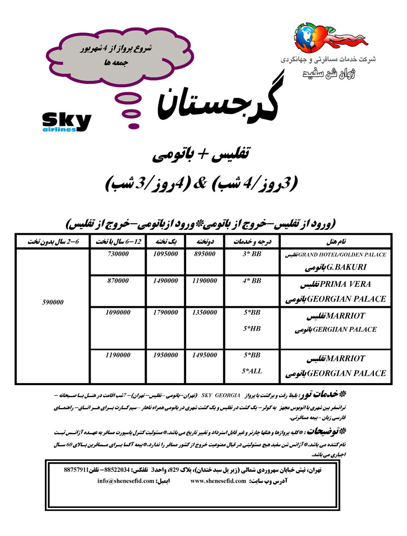 اصلاحيه پکيج گرجستان