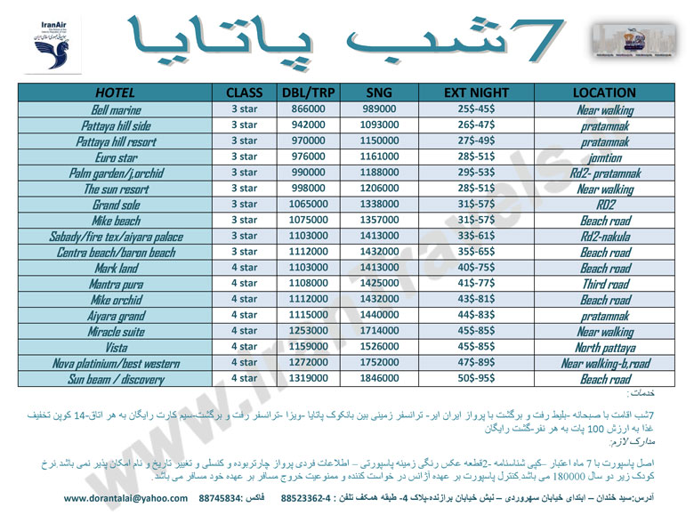 تورهاي تايلند(سري دوم)