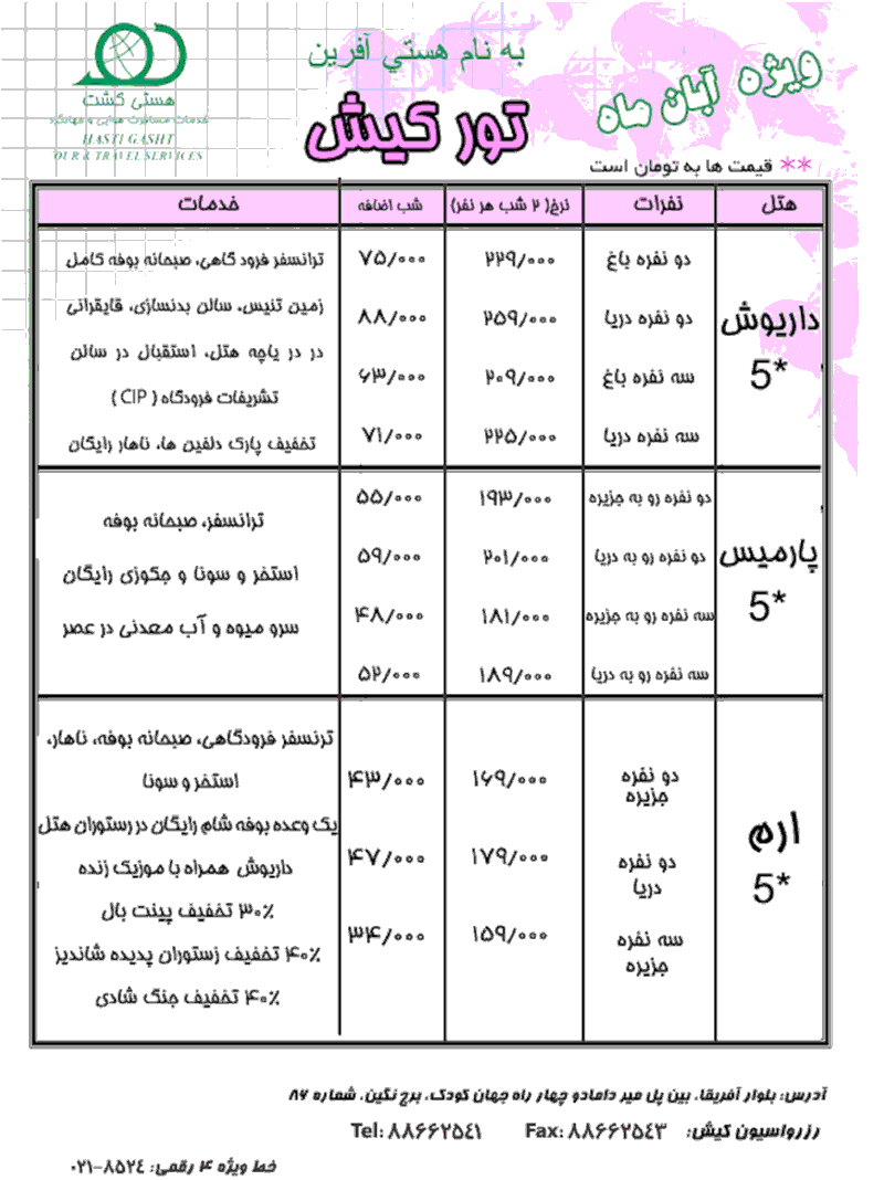 تور کيش