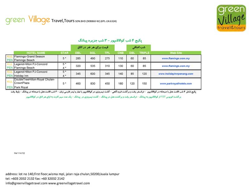 پکيج 7 شب کوالالامپور