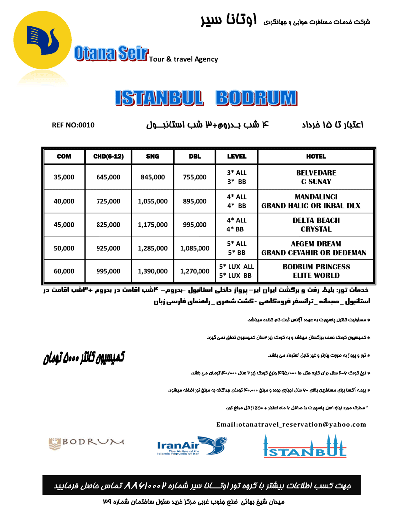 تورهاي ميكس ترکيه