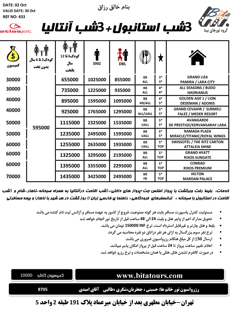 تورهاي  ترکيه