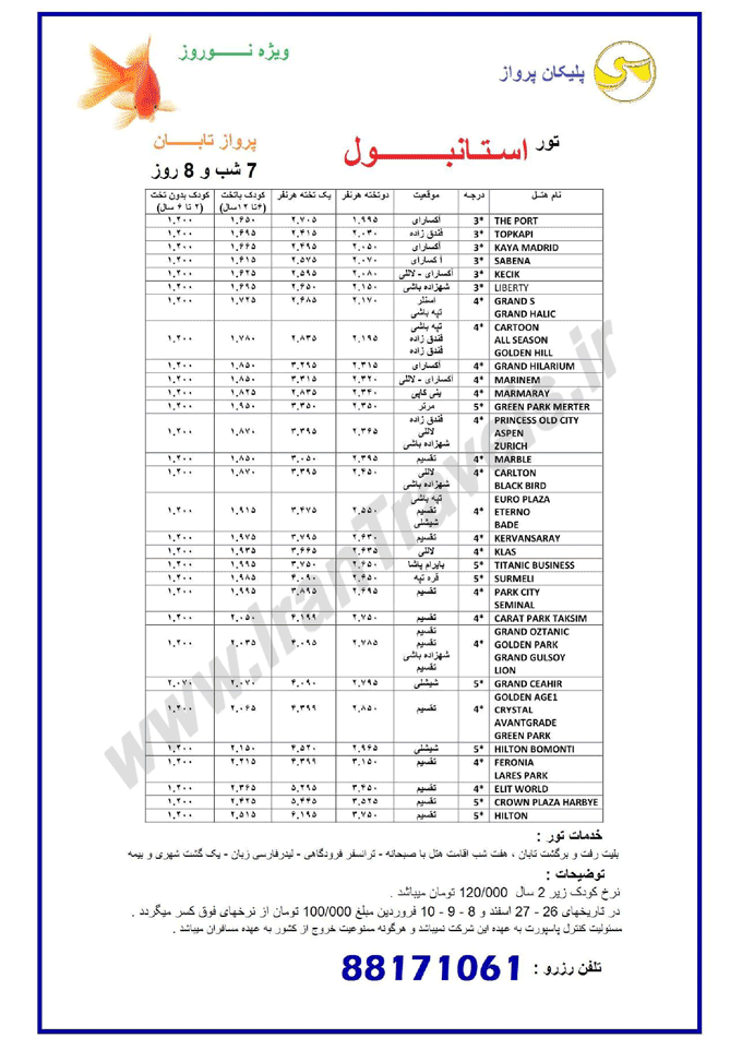 آنتاليا / استانبول نوروز 93