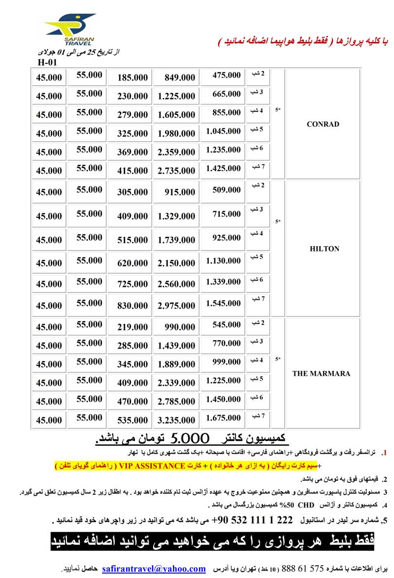 پکيج هاي ويژه تابستان(سري سوم)