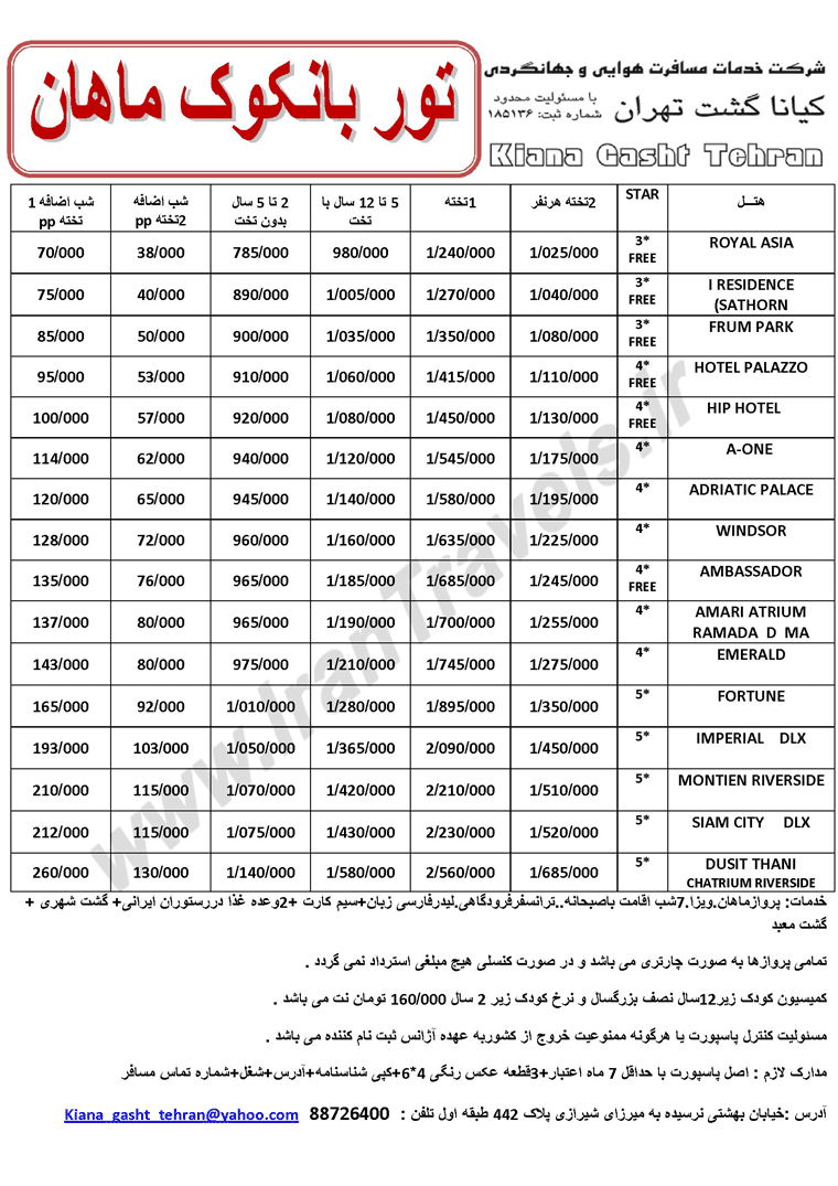 سري تورهاي تايلند