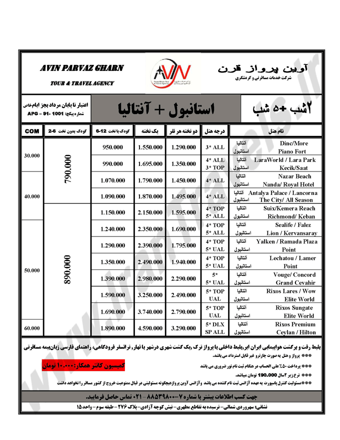 تورهاي ترکيه