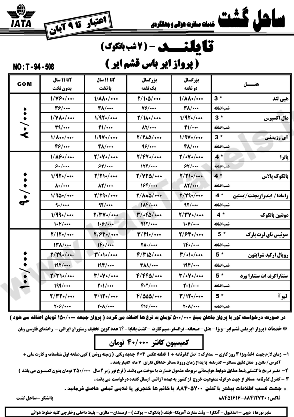 سري تورهاي تايلند