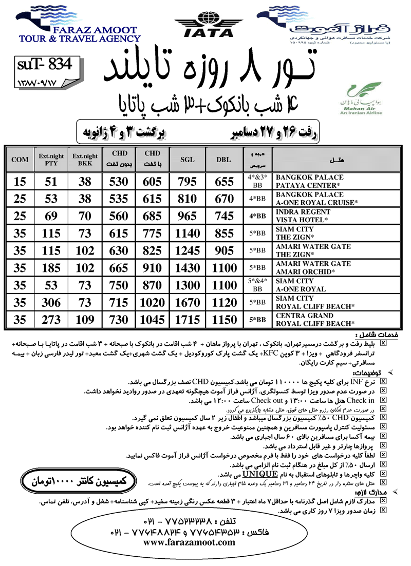 تورهاي تايلند