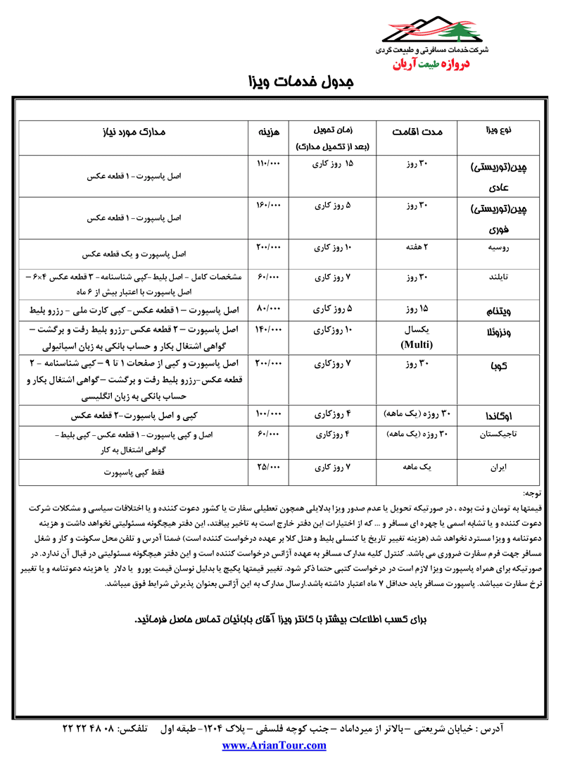 خدمات ويزا