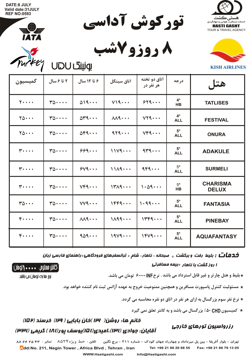 تورهاي کوش آداسي