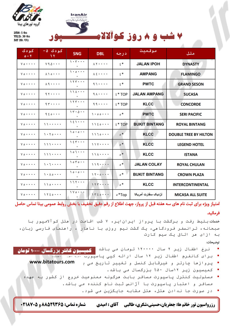 تورهاي مالزي