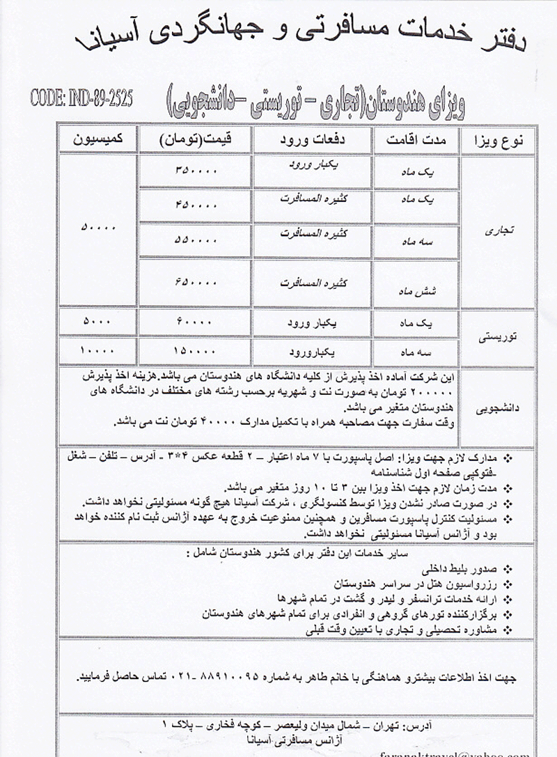 ويزاي هندوستان