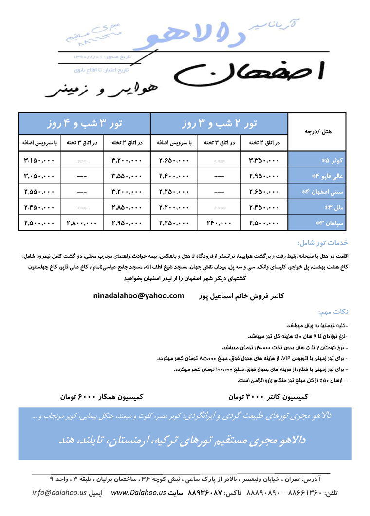 پکيچ هاي داخلي