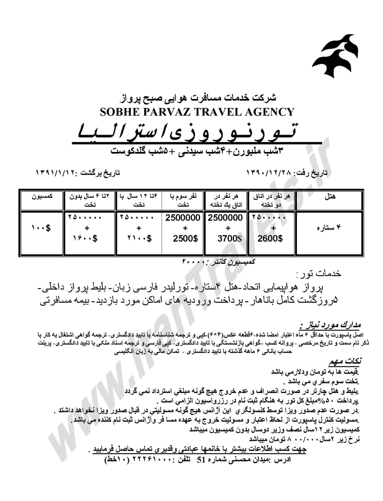 تورهاي ژاپن چين برزيل استراليا