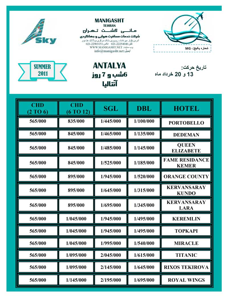 تورهاي ترکيه