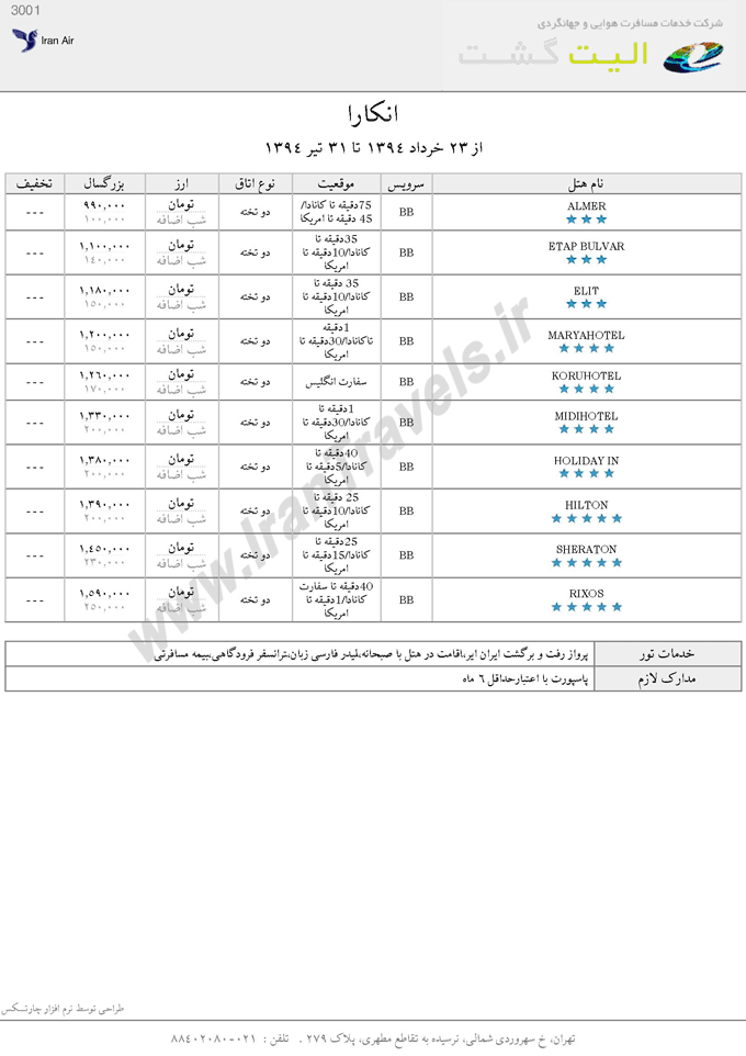 تورهاي ترکيه / سري دوم