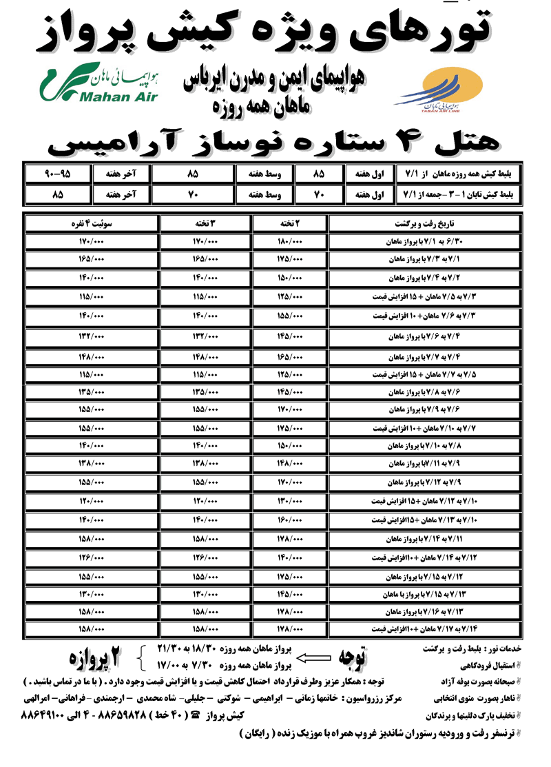 تاريخ جديد تورهاي کيش